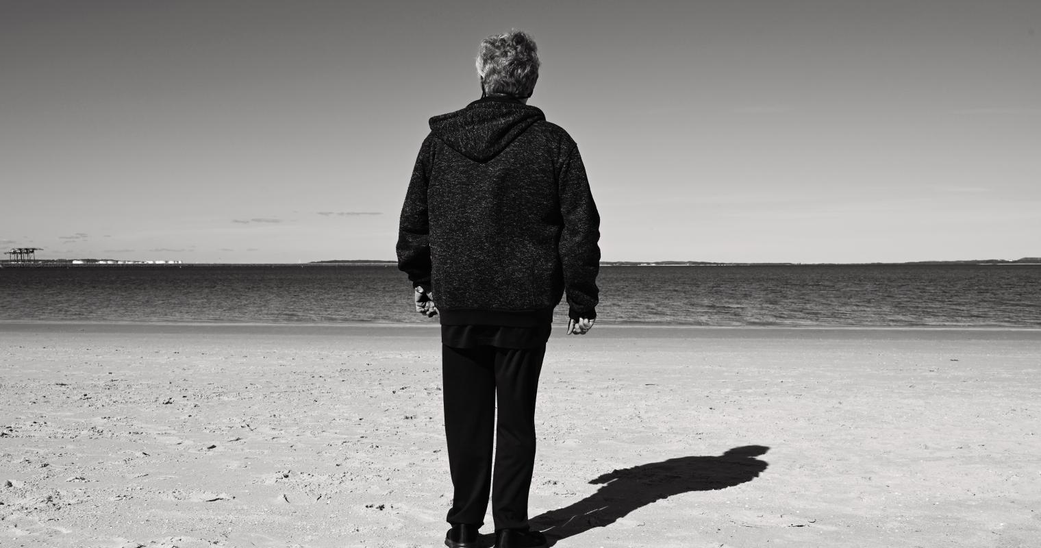 image of a person on a beach